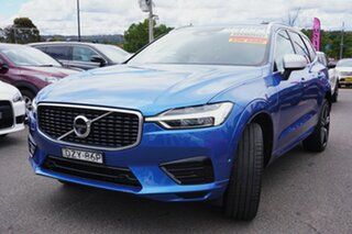 2018 Volvo XC60 UZ MY19 T8 R-Design Blue 8 Speed Sports Automatic Wagon Hybrid.