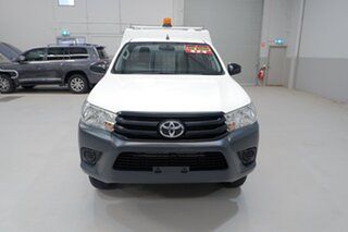 2017 Toyota Hilux GUN125R Workmate White 6 Speed Manual Cab Chassis