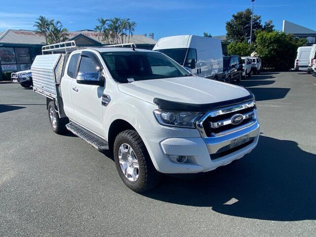 Used Ford Ranger PX MkII 2018.00MY XLT Super Cab Acacia Ridge, 2018 Ford Ranger PX MkII 2018.00MY XLT Super Cab White 6 speed Automatic Utility