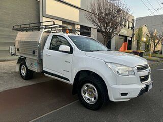 2012 Holden Colorado RG MY13 LX 4x2 White 6 Speed Sports Automatic Cab Chassis.
