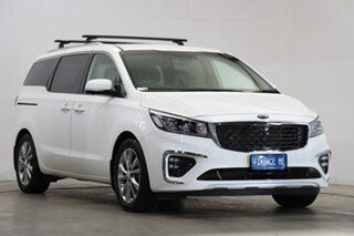 2020 Kia Carnival YP MY20 Platinum Clear White 8 Speed Sports Automatic Wagon.