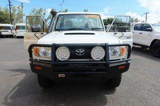 2015 Toyota Landcruiser VDJ79R Workmate White 5 Speed Manual Cab Chassis