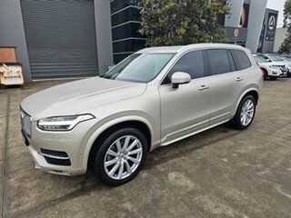 2016 Volvo XC90 L Series MY16 D5 Geartronic AWD Inscription Cream Gold 8 Speed Sports Automatic
