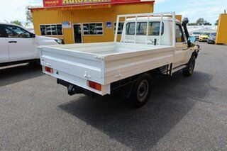 2015 Toyota Landcruiser VDJ79R Workmate White 5 Speed Manual Cab Chassis
