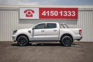 2020 Ford Ranger PX MkIII 2021.25MY XLT Double Cab White 10 Speed Sports Automatic