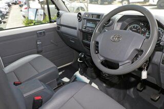 2018 Toyota Landcruiser VDJ79R GX White 5 speed Manual Cab Chassis