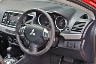 2012 Mitsubishi Lancer CJ MY12 ES Red 6 Speed CVT Auto Sequential Sedan