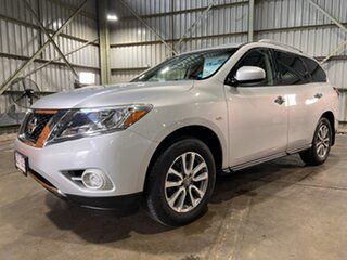 2013 Nissan Pathfinder R52 MY14 ST X-tronic 2WD Silver 1 Speed Constant Variable Wagon.