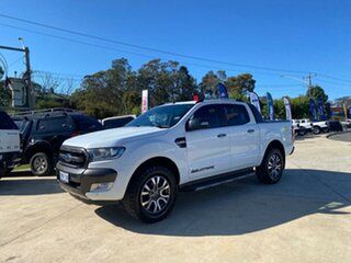 2017 Ford Ranger Wildtrak White Sports Automatic Double Cab Pick Up