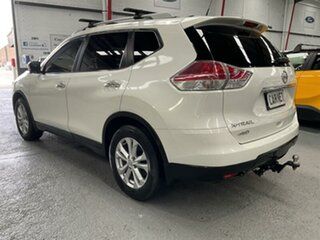 2015 Nissan X-Trail T32 ST-L (4x4) White Continuous Variable Wagon.