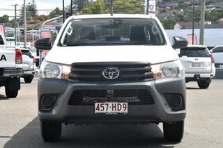 2021 Toyota Hilux TGN121R Workmate Double Cab 4x2 Glacier White 6 Speed Sports Automatic Utility