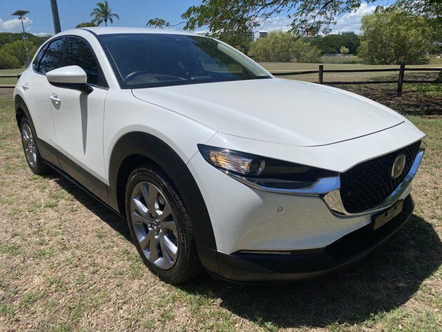 Pre-Owned Mazda CX-30 DM2W7A G20 SKYACTIV-Drive Pure Darwin, 2020 Mazda CX-30 DM2W7A G20 SKYACTIV-Drive Pure White 6 Speed Sports Automatic Wagon