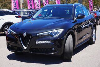 2018 Alfa Romeo Stelvio AWD Black 8 Speed Sports Automatic Wagon.