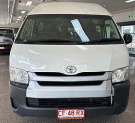 2017 Toyota HiAce KDH223R Commuter High Roof Super LWB White 4 Speed Automatic Bus