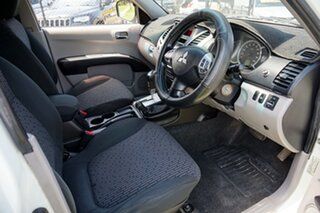 2010 Mitsubishi Triton MN MY10 GLX-R Double Cab White 5 Speed Sports Automatic Utility