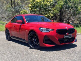 2022 BMW 220i F22 M Sport Melbourne Red 8 Speed Auto Steptronic Sport Coupe.