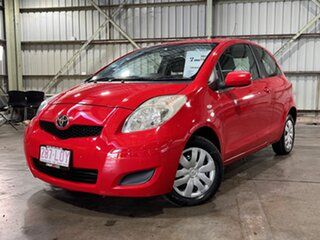 2009 Toyota Yaris NCP90R MY10 YR Red 4 Speed Automatic Hatchback.
