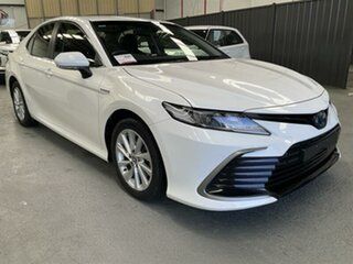 2021 Toyota Camry Axvh70R Ascent (Hybrid) White Continuous Variable Sedan.