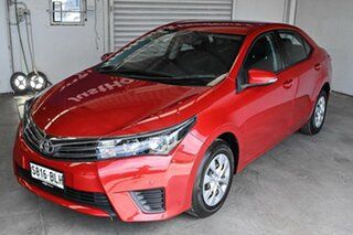 2016 Toyota Corolla ZRE172R Ascent S-CVT Red 7 Speed Constant Variable Sedan