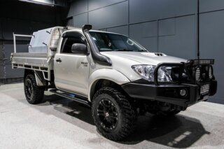 2008 Toyota Hilux KUN26R 07 Upgrade SR (4x4) Silver 5 Speed Manual Cab Chassis