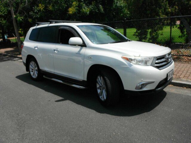 Used Toyota Kluger GSU40R MY11 Upgrade Grande (FWD) Glenelg, 2012 Toyota Kluger GSU40R MY11 Upgrade Grande (FWD) White 5 Speed Automatic Wagon