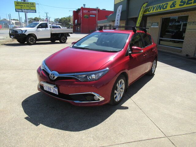 Used Toyota Corolla ZRE182R MY17 Ascent Sport Mandurah, 2018 Toyota Corolla ZRE182R MY17 Ascent Sport Red 7 Speed CVT Auto Sequential Hatchback