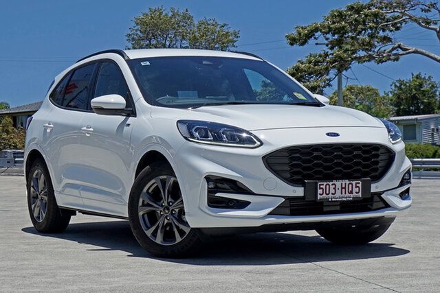 Used Ford Escape ZH 2023.25MY ST-Line Capalaba, 2023 Ford Escape ZH 2023.25MY ST-Line Frozen White 8 Speed Sports Automatic SUV