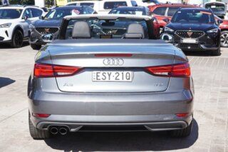 2018 Audi A3 8V MY18 S Tronic Grey 7 Speed Sports Automatic Dual Clutch Cabriolet