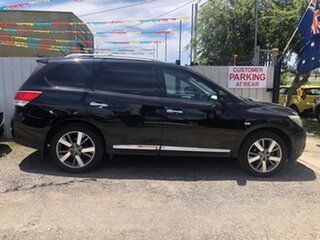 2015 Nissan Pathfinder R52 MY15 TI (4x2) Black Continuous Variable Wagon.