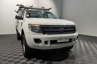2015 Ford Ranger PX XL Hi-Rider White 6 speed Automatic Cab Chassis.