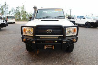 2016 Toyota Landcruiser VDJ79R Workmate White 5 Speed Manual Cab Chassis