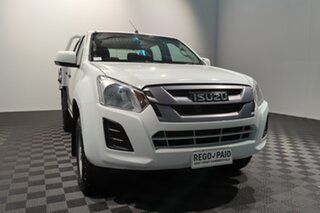 2017 Isuzu D-MAX MY17 SX Crew Cab White 6 speed Automatic Cab Chassis.