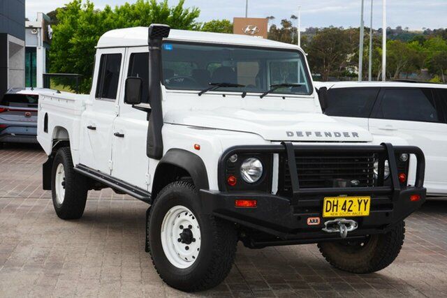 Used Land Rover Defender 130 14MY Standard Phillip, 2014 Land Rover Defender 130 14MY Standard Fuji White 6 Speed Manual Utility