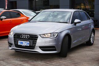 2014 Audi A3 8V Attraction Sportback S Tronic Silver 7 Speed Sports Automatic Dual Clutch Hatchback.
