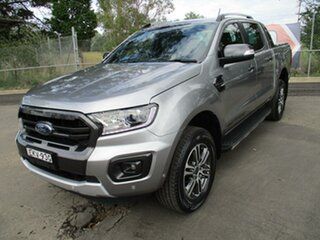 2020 Ford Ranger PX MkIII 2020.75MY Wildtrak Silver 10 Speed Sports Automatic Double Cab Pick Up.