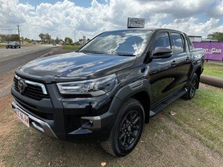 2022 Toyota Hilux GUN126R Rogue Double Cab Black 6 Speed Sports Automatic Utility.