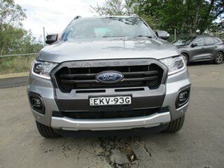 2020 Ford Ranger PX MkIII 2020.75MY Wildtrak Silver 10 Speed Sports Automatic Double Cab Pick Up.