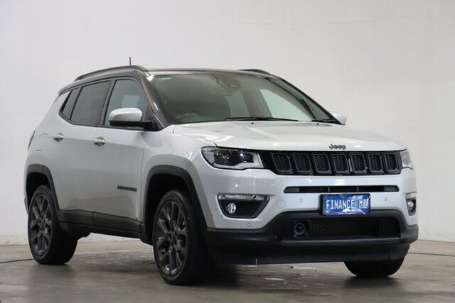 Used Jeep Compass M6 MY20 S-Limited Victoria Park, 2021 Jeep Compass M6 MY20 S-Limited Silver 9 Speed Automatic Wagon