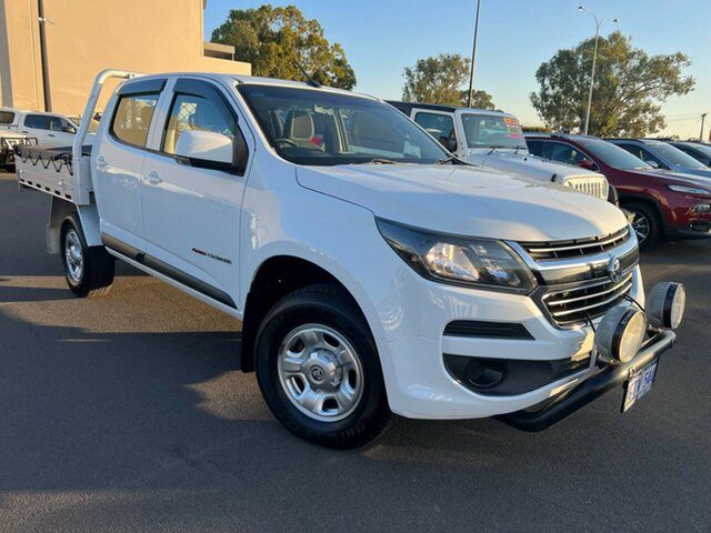Used Holden Colorado RG MY19 LS Crew Cab East Bunbury, 2019 Holden Colorado RG MY19 LS Crew Cab White 6 Speed Sports Automatic Cab Chassis