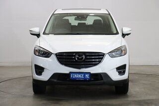 2016 Mazda CX-5 KE1032 Akera SKYACTIV-Drive AWD White 6 Speed Sports Automatic Wagon.