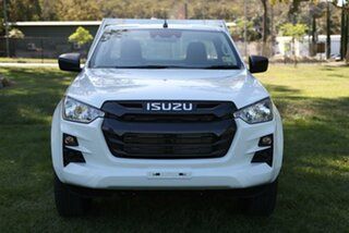 2023 Isuzu D-MAX RG MY23 SX 4x2 High Ride Mineral White 6 Speed Manual Cab Chassis.