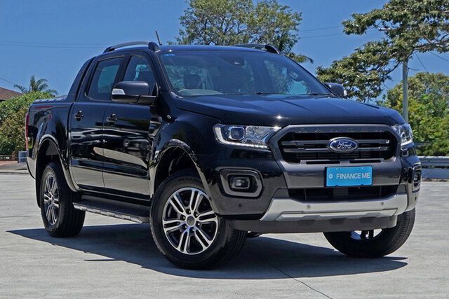 Used Ford Ranger PX MkIII 2020.25MY Wildtrak Capalaba, 2020 Ford Ranger PX MkIII 2020.25MY Wildtrak Black 10 Speed Sports Automatic Double Cab Pick Up