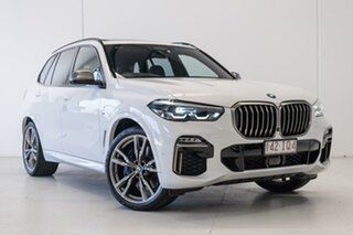 2020 BMW X5 G05 M50i Steptronic White 8 Speed Sports Automatic Wagon.