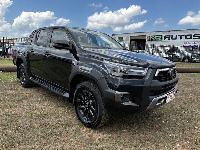 Used Toyota Hilux GUN126R Rogue Double Cab Berrimah, 2022 Toyota Hilux GUN126R Rogue Double Cab Black 6 Speed Sports Automatic Utility