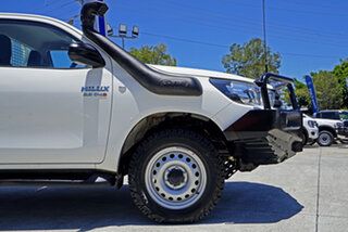 2019 Toyota Hilux GUN126R SR White 6 Speed Sports Automatic Cab Chassis