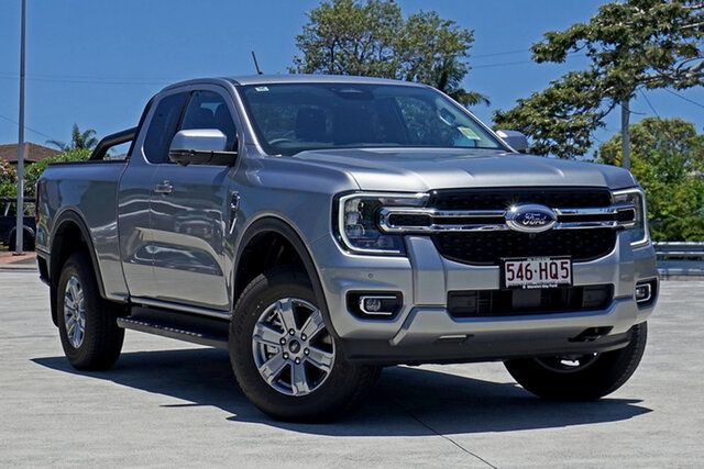 Used Ford Ranger PY 2023.50MY XLT Capalaba, 2023 Ford Ranger PY 2023.50MY XLT Aluminium 10 Speed Sports Automatic Super Cab Pick Up