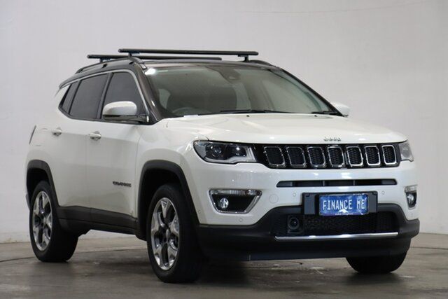 Used Jeep Compass M6 MY21 Limited Victoria Park, 2021 Jeep Compass M6 MY21 Limited Vocal White 9 Speed Automatic Wagon