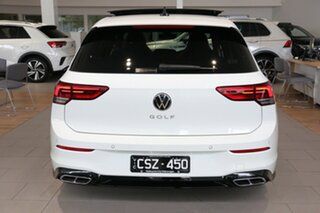 2022 Volkswagen Golf 8 MY23 110TSI R-Line Pure White 8 Speed Sports Automatic Hatchback