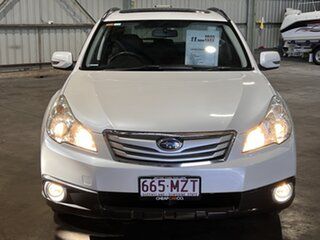 2010 Subaru Outback B5A MY10 2.5i Lineartronic AWD Premium White 6 Speed Constant Variable Wagon
