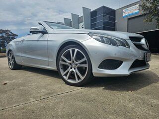 2015 Mercedes-Benz E-Class A207 806MY E250 7G-Tronic + Silver 7 Speed Sports Automatic Cabriolet